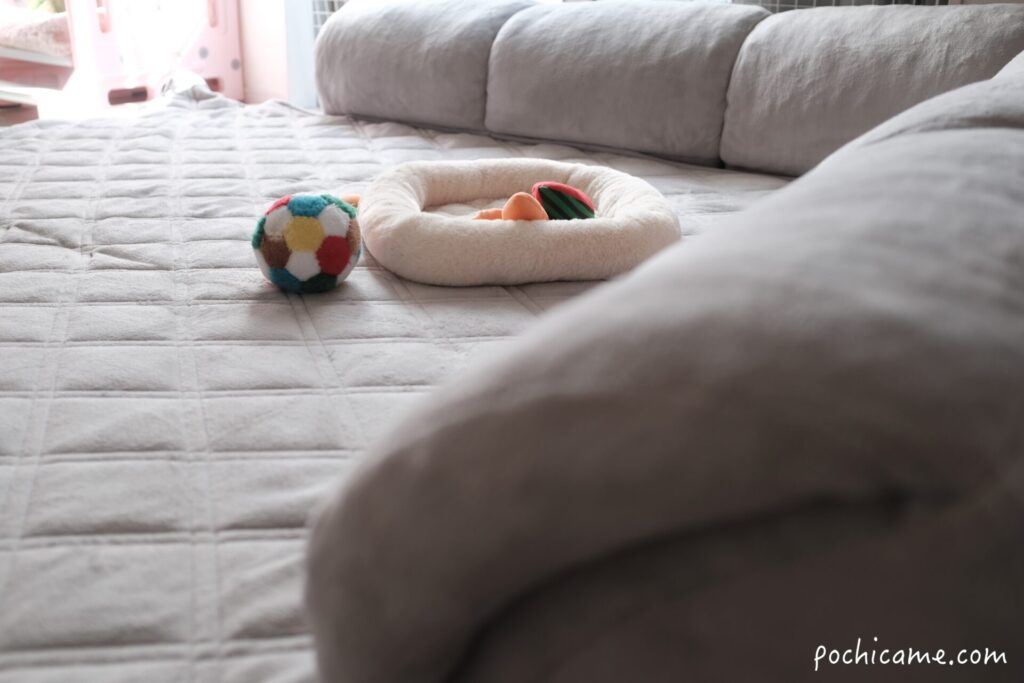 ラグマットのクッション部分